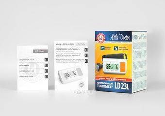 Коробка и документация для тонометра тонометра Little Doctor LD23L с адаптером