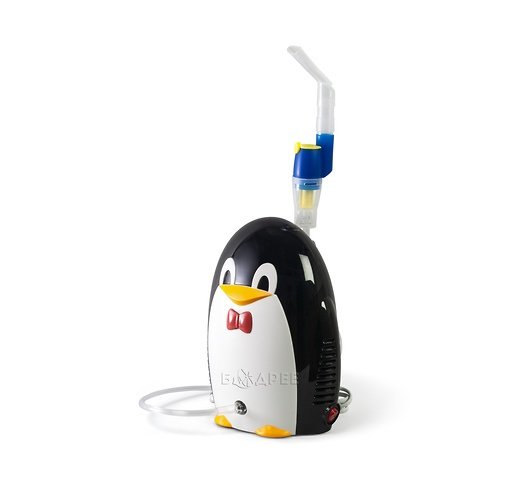 Компрессорный небулайзер Med 2000 Пингвин в сборе с загубником