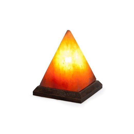 Декоративно-обработанная соляная лампа StayGold Пирамида с диммером 2,5 кг