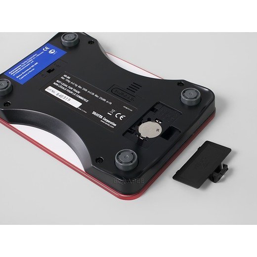 Батарейный отсек весов бытовых электронных Tanita HD-386 красный