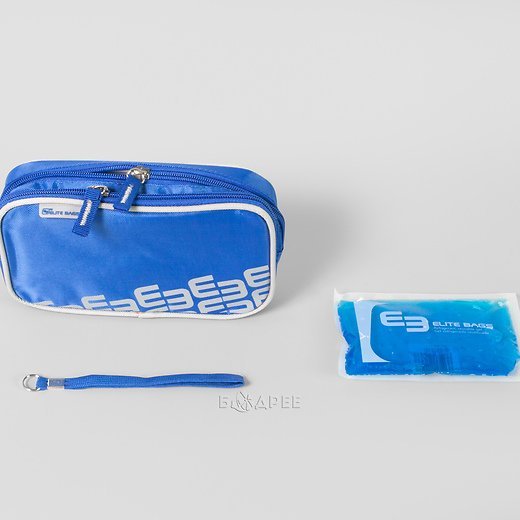 Комплект поствки термо сумки диабетика DIA'S, цвет синий