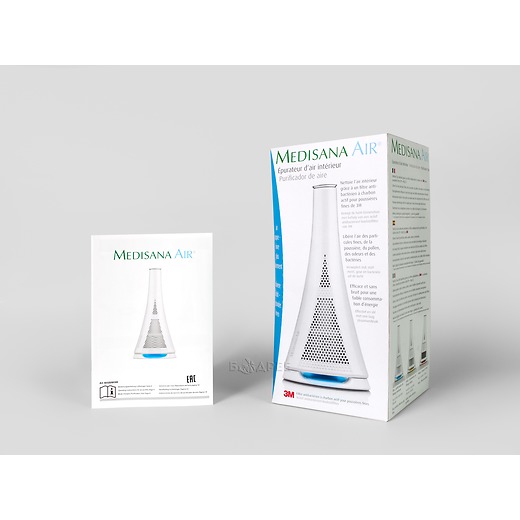 Коробка и документация очистителя воздуха Medisana Air