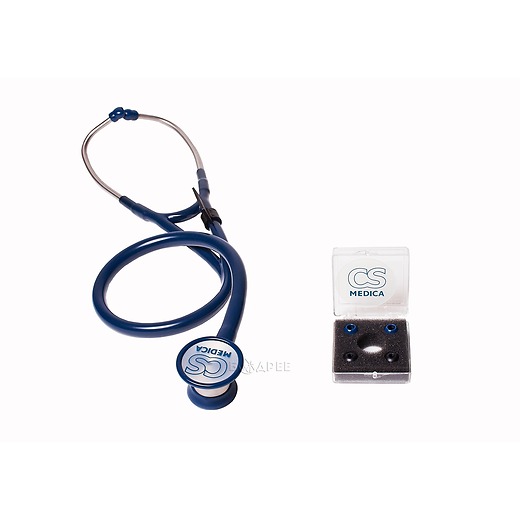 Стетофонендоскоп CS Medica CS-422 Синий и ушные оливы