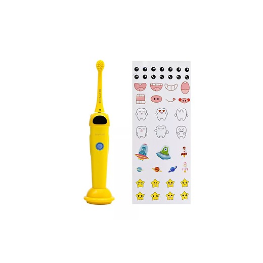 Электрическая звуковая зубная щётка Revyline RL 020 Kids, Yellow   
