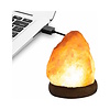 Декоративно-обработанная соляная лампа StayGold USB с диммером 0.5 кг